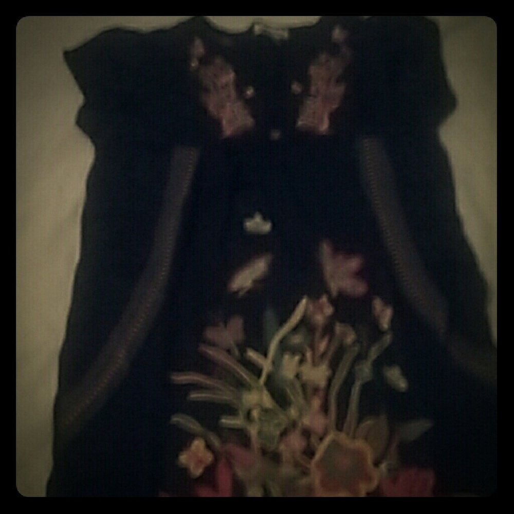 Navy blue dress